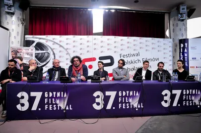 Konferencja z aktorami i twórcami filmu "Bez wstydu"