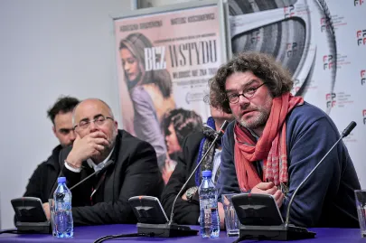 Konferencja z aktorami i twórcami filmu "Bez wstydu"