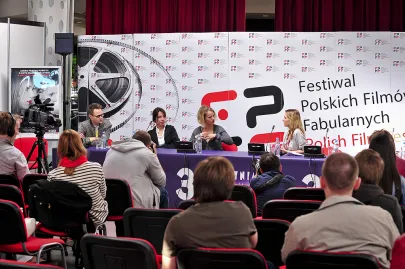 Konferencja po projekcji filmu "Sponsoring"