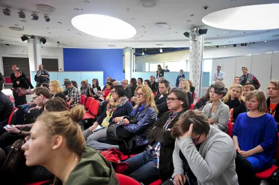 Publiczność na konferencji "Jesteś Bogiem"