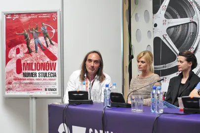 Konferencja prasowa po filmie "80 milionów"