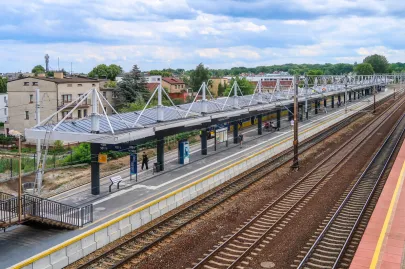 Peron SKM Gdynia Orłowo po remoncie