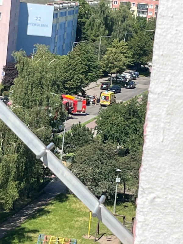 Wypadek na ul. Wyzwolenia