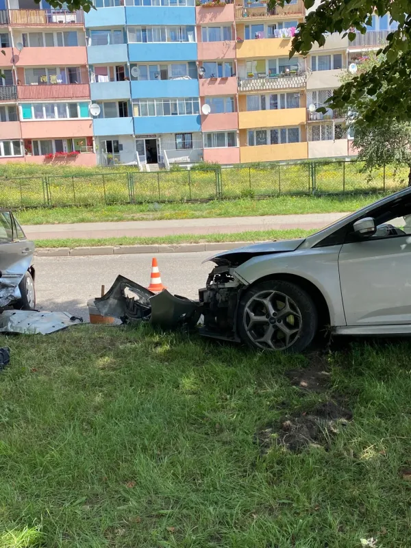 Skutki wypadku przy ul. Wyzwolenia