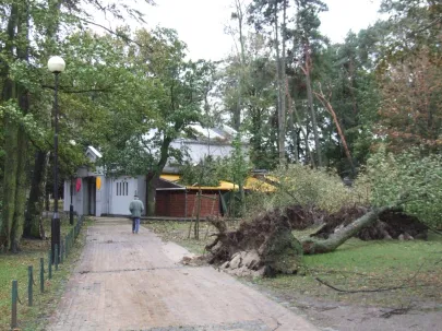 Sopot po sztormie