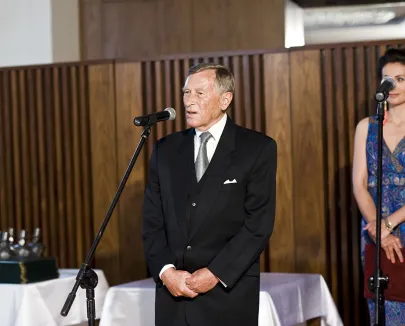 prezes Stowarzyszenia Klub Dżentelmena prof. Zdzisław Wajda