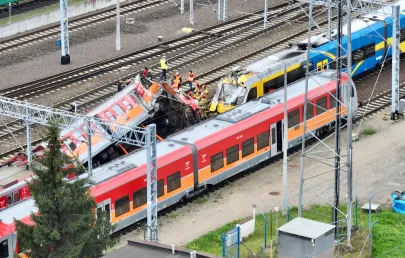 Gdynia - wypadek pociągów