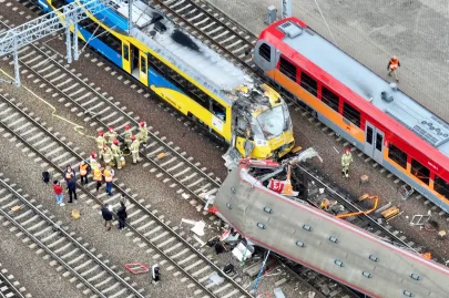Gdynia - wypadek pociągów