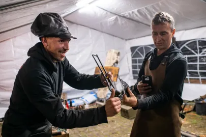 Koval Fest Gdańsk przed budynkiem Galerii WL4 Przestrzeń Sztuki