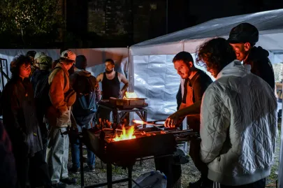 Koval Fest Gdańsk przed budynkiem Galerii WL4 Przestrzeń Sztuki