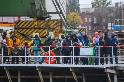 Wodowanie statku rybackiego Hákon w Karstensen Shipyard Poland