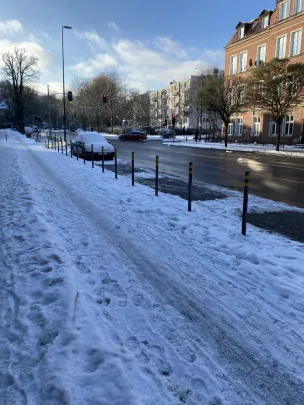 Drogi odśnieżone, a ścieżki rowerowe nie