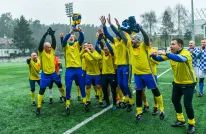 Noworoczny mecz w Gdyni: Arka - Bałtyk 11:0. Pierwszy gol w 2024 roku o 12:14