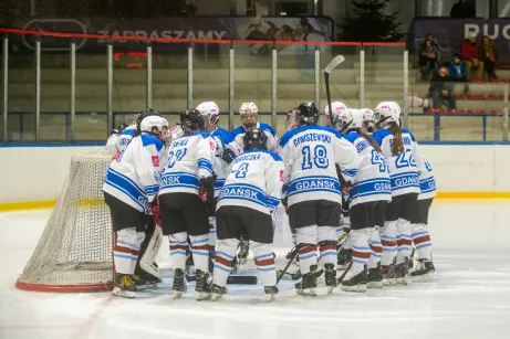 Półfinał TLHK.  GKS Stoczniowiec Gdańsk - Kojotki Naprzód Janów