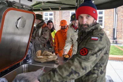 Protest rolników na ulicach Gdańska