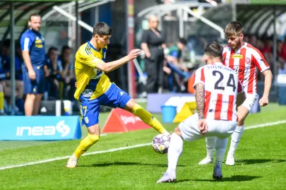 30. kolejka Fortuna I. Liga. Arka Gdynia 3:2 Resovia Rzeszów