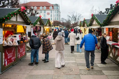 Sopockie Miasteczko Świąteczno-Noworoczne na Skwerze Kuracyjnym w Sopocie