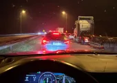 Stoimy na S7 za węzłem port w stronę S6