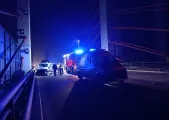 Skutki wypadku na S7