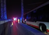 Skutki wypadku na S7