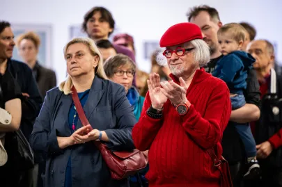 Wernisaż wystawy "Sphers". Fangor - Heweliusz