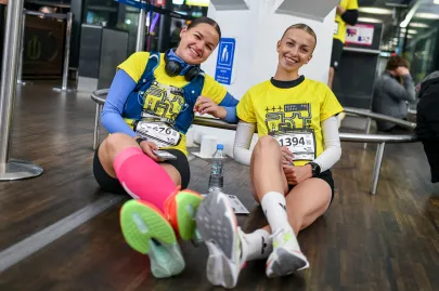 Bieg Skywayrun Gdańsk Airport 2025 po płycie Portu Lotniczego Gdańsk im. Lecha Wałęsy 
