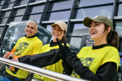 Bieg Skywayrun Gdańsk Airport 2025 po płycie Portu Lotniczego Gdańsk im. Lecha Wałęsy 