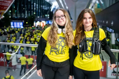 Bieg Skywayrun Gdańsk Airport 2025 po płycie Portu Lotniczego Gdańsk im. Lecha Wałęsy 