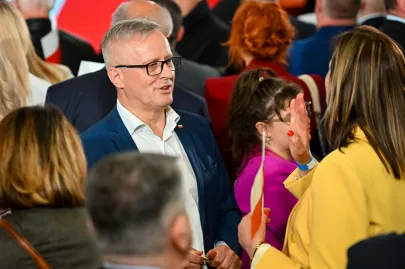 Wieczór wyborczy Karola Nawrockiego w Gdańsku