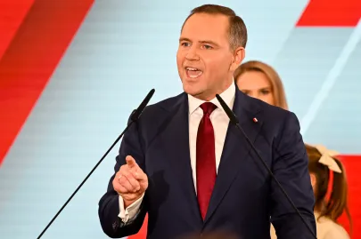 Wieczór wyborczy Karola Nawrockiego w Gdańsku