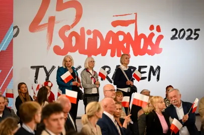 Wieczór wyborczy Karola Nawrockiego w Gdańsku