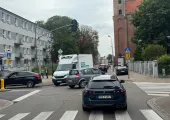 Korki na wyjeździe z Gdańska