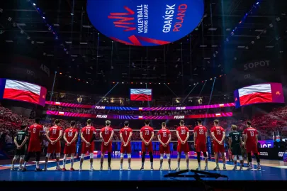 Mecz Polska - Francja w Lidze Narodów w siatkówce