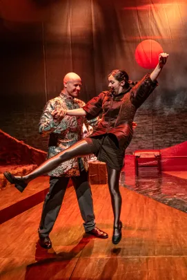 Próba medialna Pchła Szachrajka w Teatrze Wybrzeże 