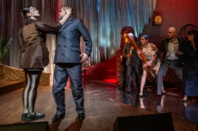 Próba medialna Pchła Szachrajka w Teatrze Wybrzeże 