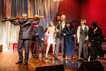 Próba medialna Pchła Szachrajka w Teatrze Wybrzeże 