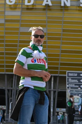 Kibice Lechii Gdańsk i Arki Gdynia w drodze na derby Trójmiasta