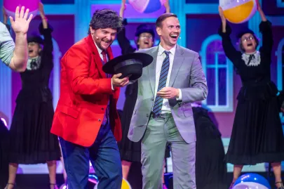 Próba medialna musicalu "Producenci" w Teatrze Muzycznym w Gdyni