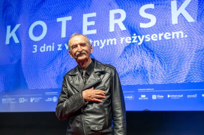 Uroczyste wręczenie statuetki Arcymistrza Kina Markowi Koterskiemu