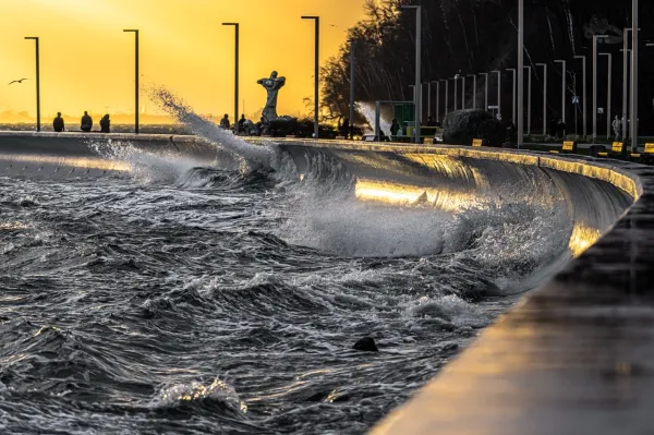 Sztorm w Gdyni