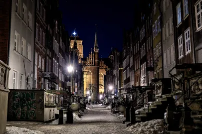 mroźny Gdańsk