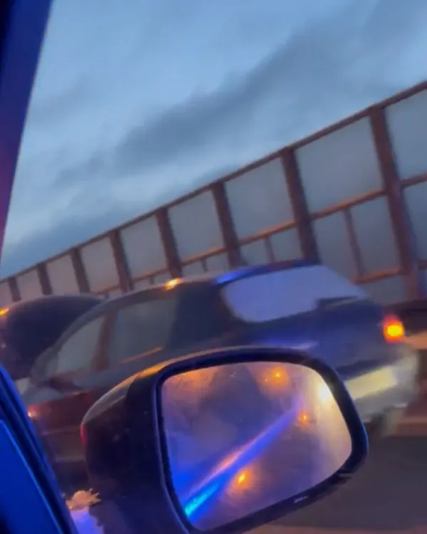 Zderzenie BMW z TIR-em przed zjazdem Gdańsk Lipce