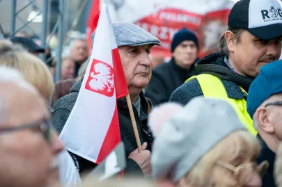 Manifestacja "Solidarni z Bąkiewiczem"