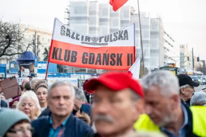 Manifestacja "Solidarni z Bąkiewiczem"