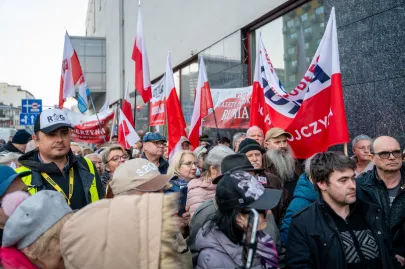 Manifestacja "Solidarni z Bąkiewiczem"
