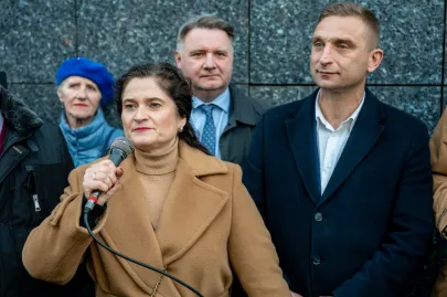 Manifestacja "Solidarni z Bąkiewiczem"