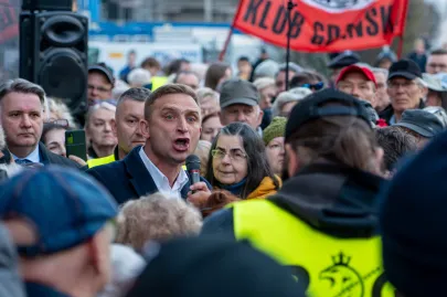 Manifestacja "Solidarni z Bąkiewiczem"