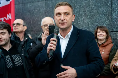 Manifestacja "Solidarni z Bąkiewiczem"