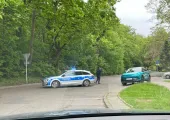 Akcja policji przy CBA Gdańsk