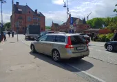 Patologia taksówkowa pod dworcem Gdańsk Główny